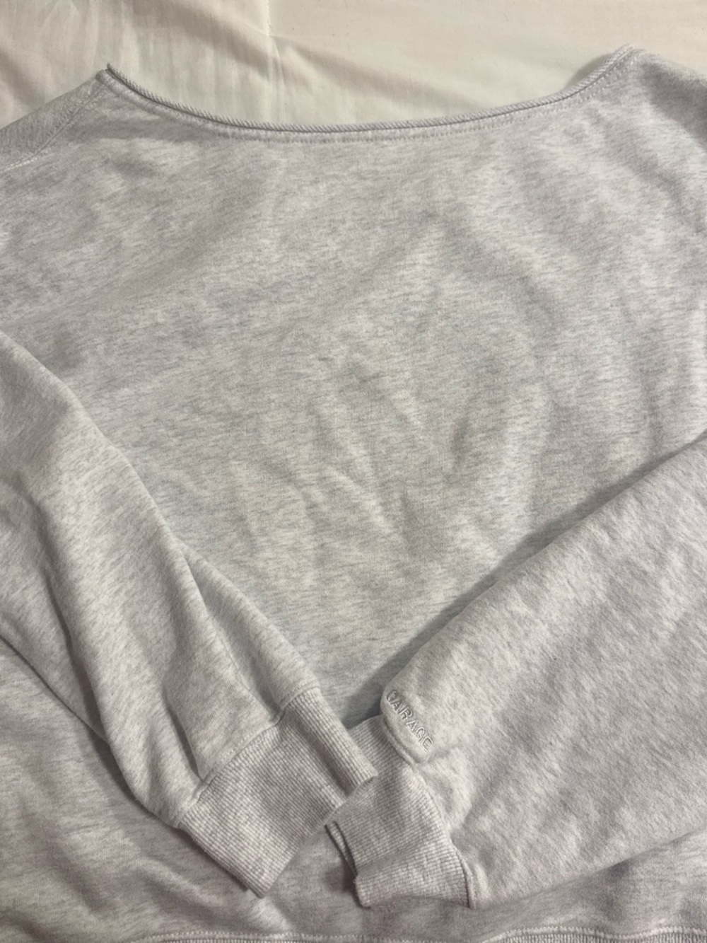 Garage Light Gray Crewneck Sweater